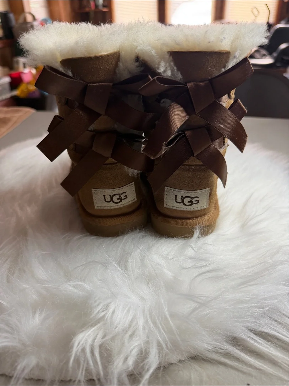 Kids UGG sheepskin boots